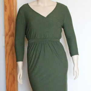 Faded Glory Green Dress Plus Size XXL (Size 20)